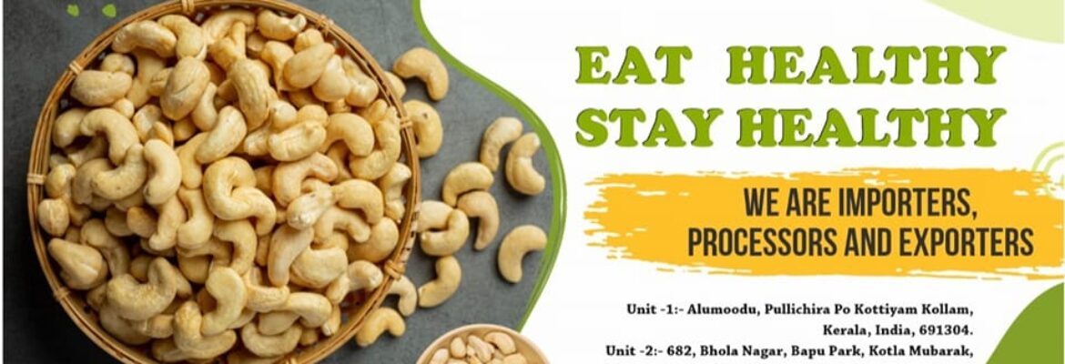 Alfah Cashews – Manufacturer of Cashew Kernels